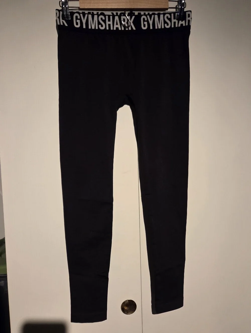 Gymshark Black Logo Waist Leggings